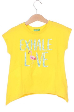 Детска блуза United Colors Of Benetton, Размер 18-24m/ 86-98 см, Цвят Жълт, Цена 17,55 лв.