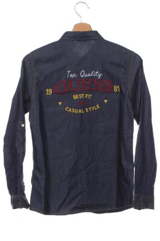 Παιδικό πουκάμισο Guess, Μέγεθος 11-12y/ 152-158 εκ., Χρώμα Μπλέ, Τιμή 35,83 €