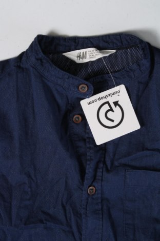 Детска риза H&M, Размер 9-10y/ 140-146 см, Цвят Син, Цена 10,32 лв.