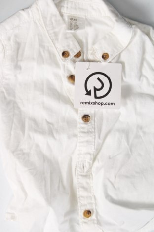 Παιδικό πουκάμισο H&M, Μέγεθος 3-6m/ 62-68 εκ., Χρώμα Λευκό, Τιμή 13,00 €