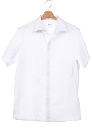Детска риза Marks & Spencer, Размер 15-18y/ 170-176 см, Цвят Бял, Цена 15,55 лв.