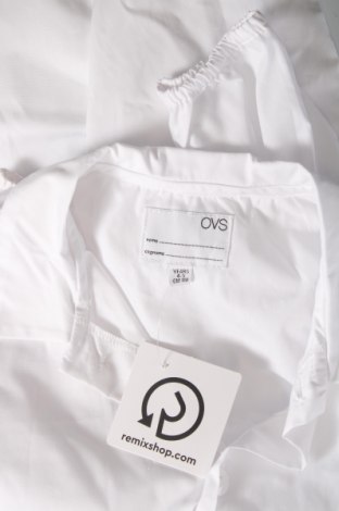 Детска риза Oviesse, Размер 4-5y/ 110-116 см, Цвят Бял, Цена 8,74 лв.