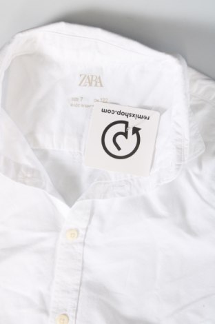 Παιδικό πουκάμισο Zara, Μέγεθος 6-7y/ 122-128 εκ., Χρώμα Λευκό, Τιμή 14,85 €
