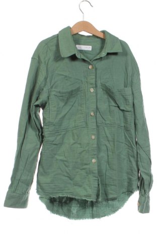 Dětská košile  Zara, Velikost 11-12y/ 152-158 cm, Barva Zelená, Cena  94,00 Kč