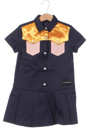 Rochie pentru copii Calvin Klein Jeans, Mărime 3-4y/ 104-110 cm, Culoare Albastru, Preț 176,45 Lei