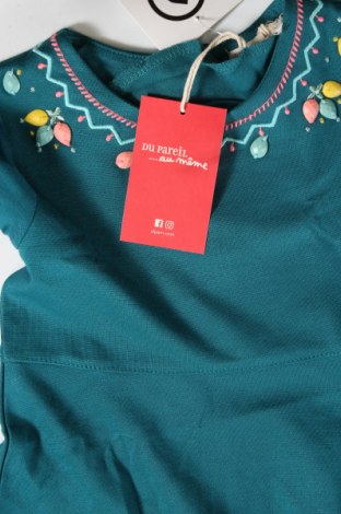 Παιδικό φόρεμα Du Pareil Au Meme, Μέγεθος 18-24m/ 86-98 εκ., Χρώμα Πράσινο, Τιμή 10,67 €