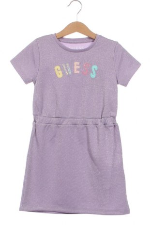 Παιδικό φόρεμα Guess, Μέγεθος 5-6y/ 116-122 εκ., Χρώμα Βιολετί, Τιμή 63,74 €