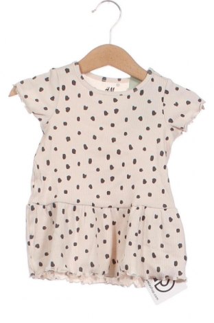 Dětské šaty  H&M, Velikost 2-3m/ 56-62 cm, Barva Béžová, Cena  392,00 Kč