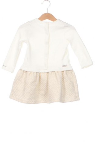 Детска рокля Petit Bateau, Размер 1-2m/ 50-56 см, Цвят Бял, Цена 27,14 лв.