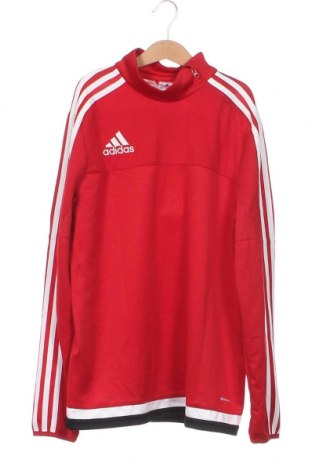 Детска спортна блуза Adidas, Размер 12-13y/ 158-164 см, Цвят Червен, Цена 20,88 лв.