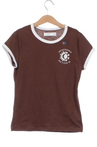 Детска тениска Abercrombie Kids, Размер 11-12y/ 152-158 см, Цвят Кафяв, Цена 8,33 лв.