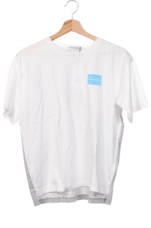 Dziecięcy T-shirt Calvin Klein Jeans, Rozmiar 11-12y/ 152-158 cm, Kolor Biały, Cena 183,92 zł