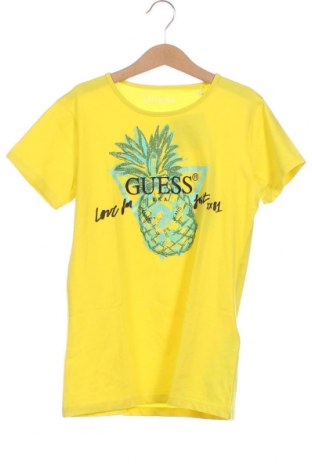 Dziecięcy T-shirt Guess, Rozmiar 11-12y/ 152-158 cm, Kolor Żółty, Cena 130,61 zł