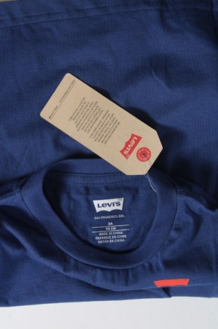 Детска тениска Levi's, Размер 18-24m/ 86-98 см, Цвят Син, Цена 49,00 лв.