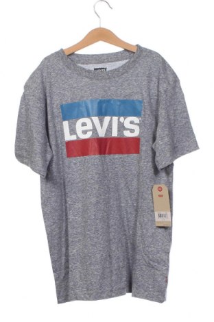 Детска тениска Levi's, Размер 11-12y/ 152-158 см, Цвят Сив, Цена 56,05 лв.