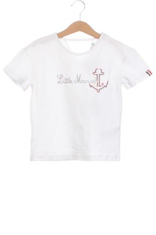 Детска тениска Little Marcel, Размер 5-6y/ 116-122 см, Цвят Бял, Цена 32,00 лв.