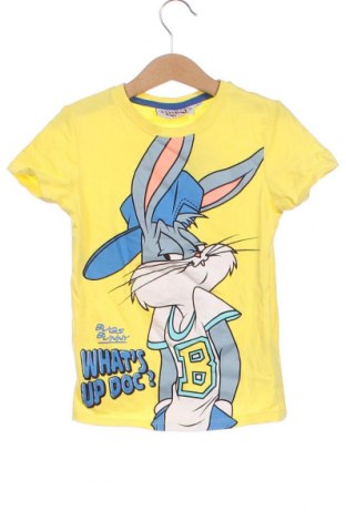 Παιδικό μπλουζάκι Looney Tunes, Μέγεθος 4-5y/ 110-116 εκ., Χρώμα Κίτρινο, Τιμή 7,30 €