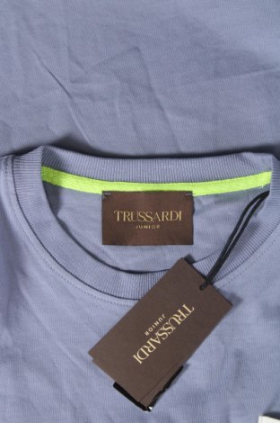 Детска тениска Trussardi Jeans, Размер 12-13y/ 158-164 см, Цвят Син, Цена 51,75 лв.