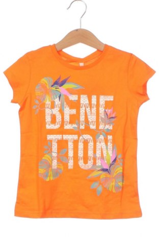 Παιδικό μπλουζάκι United Colors Of Benetton, Μέγεθος 3-4y/ 104-110 εκ., Χρώμα Πορτοκαλί, Τιμή 8,04 €