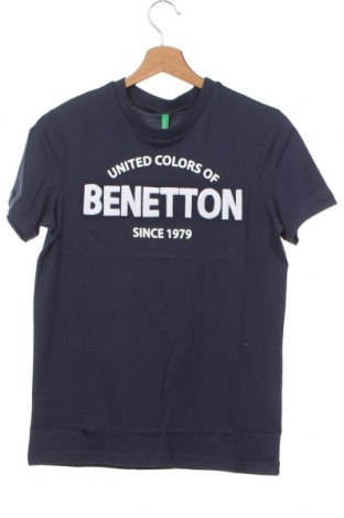 Kinder T-Shirt United Colors Of Benetton, Größe 12-13y/ 158-164 cm, Farbe Blau, Preis 10,72 €
