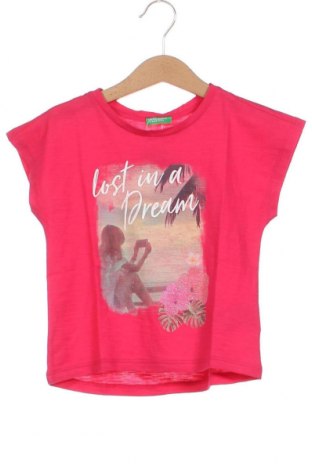 Kinder T-Shirt United Colors Of Benetton, Größe 18-24m/ 86-98 cm, Farbe Rosa, Preis 6,03 €