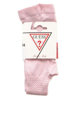 Детски чорапогащник Guess, Größe 18-24m/ 86-98 cm, Farbe Rosa, Preis 16,42 €