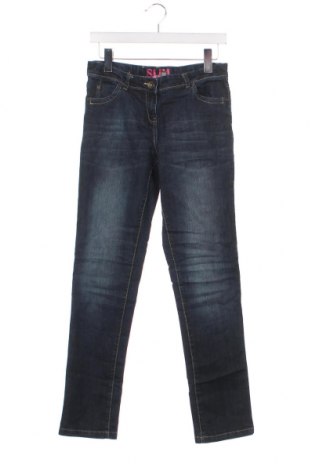 Dětské džíny , Velikost 14-15y/ 168-170 cm, Barva Modrá, Cena  110,00 Kč