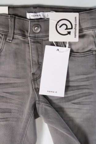 Dziecięce jeansy Name It, Rozmiar 7-8y/ 128-134 cm, Kolor Szary, Cena 33,02 zł