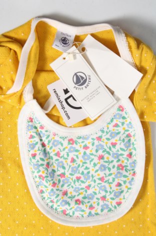 Детски гащеризон Petit Bateau, Размер 9-12m/ 74-80 см, Цвят Жълт, Цена 59,00 лв.