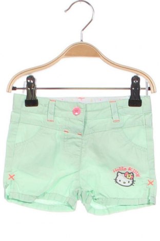 Παιδικό κοντό παντελόνι Hello Kitty, Μέγεθος 3-6m/ 62-68 εκ., Χρώμα Πράσινο, Τιμή 7,41 €