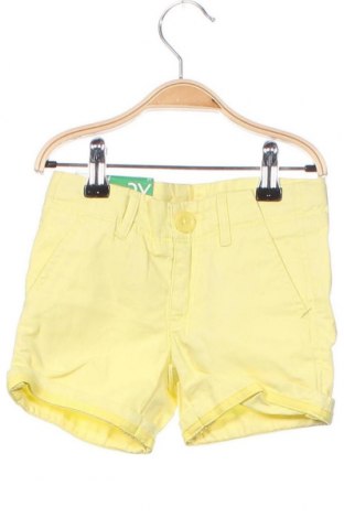 Kinder Shorts United Colors Of Benetton, Größe 18-24m/ 86-98 cm, Farbe Gelb, Preis 6,80 €