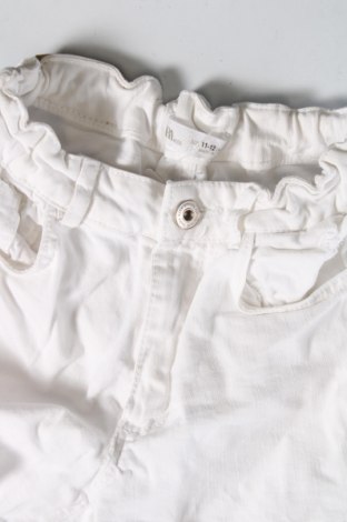 Детски къс панталон Zara Kids, Размер 10-11y/ 146-152 см, Цвят Бял, Цена 10,23 лв.