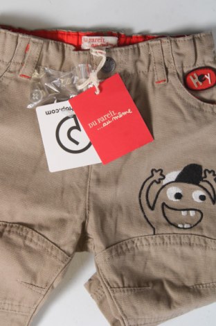 Детски панталон Du Pareil Au Meme, Размер 3-6m/ 62-68 см, Цвят Бежов, Цена 9,44 лв.