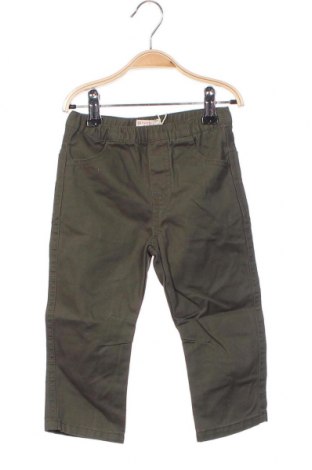 Pantaloni pentru copii Du Pareil Au Meme, Mărime 18-24m/ 86-98 cm, Culoare Verde, Preț 27,08 Lei