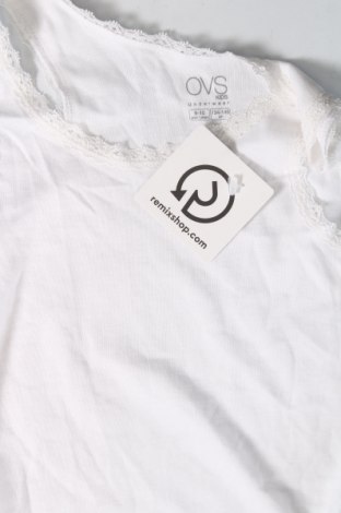 Μπλουζάκι αμάνικο παιδικό Oviesse, Μέγεθος 8-9y/ 134-140 εκ., Χρώμα Λευκό, Τιμή 13,40 €