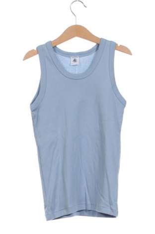 Μπλουζάκι αμάνικο παιδικό Petit Bateau, Μέγεθος 9-10y/ 140-146 εκ., Χρώμα Μπλέ, Τιμή 6,58 €