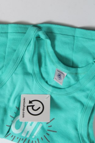 Μπλουζάκι αμάνικο παιδικό Petit Bateau, Μέγεθος 7-8y/ 128-134 εκ., Χρώμα Πράσινο, Τιμή 9,57 €