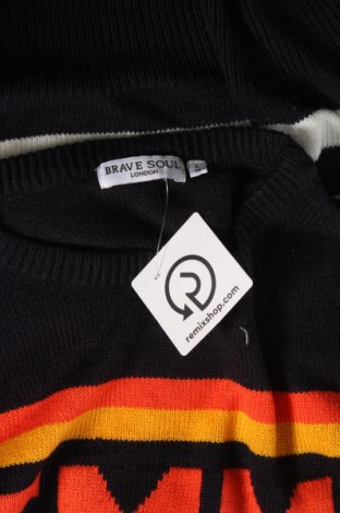 Παιδικό πουλόβερ Brave Soul, Μέγεθος 15-18y/ 170-176 εκ., Χρώμα Μαύρο, Τιμή 9,18 €