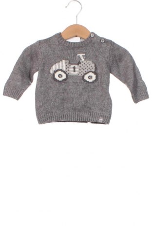 Детски пуловер Chicco, Размер 1-2m/ 50-56 см, Цвят Сив, Цена 24,19 лв.