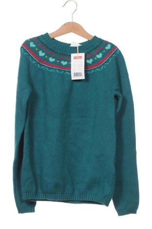 Детски пуловер Du Pareil Au Meme, Размер 11-12y/ 152-158 см, Цвят Зелен, Цена 23,60 лв.
