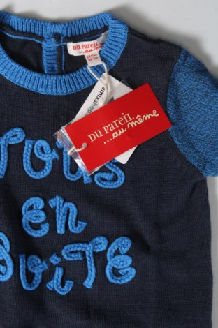 Παιδικό πουλόβερ Du Pareil Au Meme, Μέγεθος 12-18m/ 80-86 εκ., Χρώμα Μπλέ, Τιμή 5,93 €