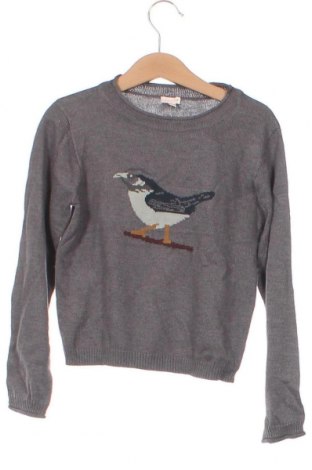 Детски пуловер Gocco, Размер 5-6y/ 116-122 см, Цвят Сив, Цена 38,35 лв.
