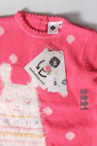 Детски пуловер Grain De Ble, Размер 12-18m/ 80-86 см, Цвят Розов, Цена 23,52 лв.