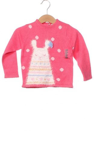 Детски пуловер Grain De Ble, Размер 12-18m/ 80-86 см, Цвят Розов, Цена 31,85 лв.