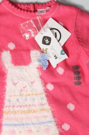Детски пуловер Grain De Ble, Размер 9-12m/ 74-80 см, Цвят Розов, Цена 13,80 лв.