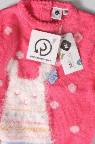 Παιδικό πουλόβερ Grain De Ble, Μέγεθος 9-12m/ 74-80 εκ., Χρώμα Ρόζ , Τιμή 5,30 €