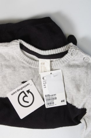 Детски пуловер H&M, Размер 18-24m/ 86-98 см, Цвят Черен, Цена 16,29 лв.