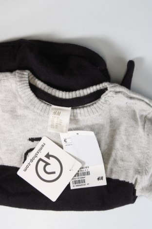 Детски пуловер H&M, Размер 12-18m/ 80-86 см, Цвят Черен, Цена 33,93 лв.