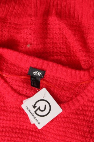 Dětský svetr  H&M, Velikost 15-18y/ 170-176 cm, Barva Červená, Cena  230,00 Kč