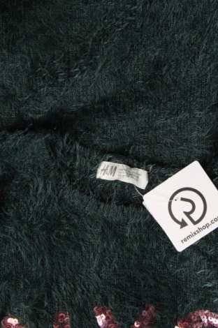 Detský sveter  H&M, Veľkosť 10-11y/ 146-152 cm, Farba Zelená, Cena  4,44 €